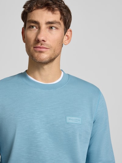 Marc O'Polo Regular Fit Sweatshirt aus reiner Baumwolle  Aqua 3