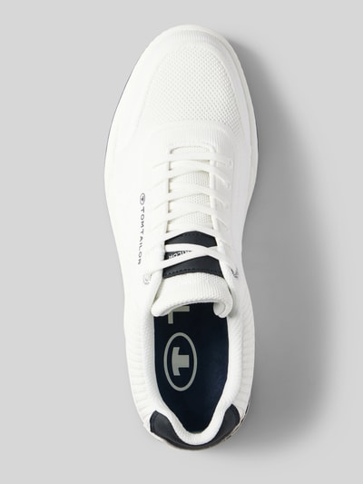 Tom Tailor Low Top Sneaker im Knitted Look Weiss 3