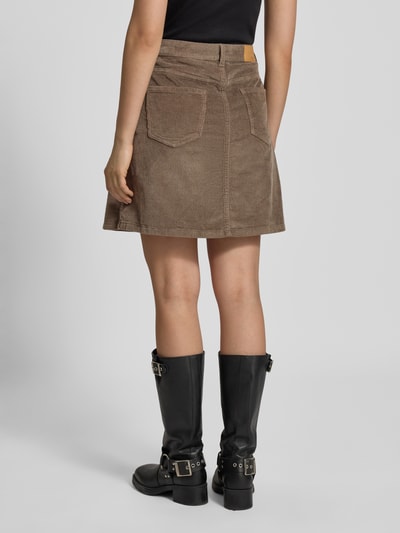 Noisy May Minirock mit 5-Pocket-Design Mittelbraun 5