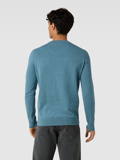 Tom Tailor Gebreide pullover met ronde hals Rookblauw - 5