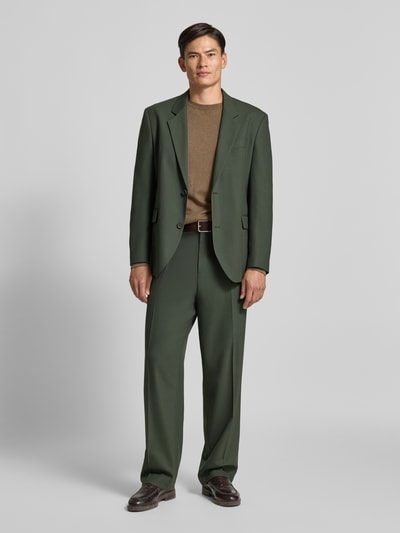 SELECTED HOMME Sweter z dzianiny o kroju regular fit z czystej bawełny model ‘BERG’ Piaskowy 1