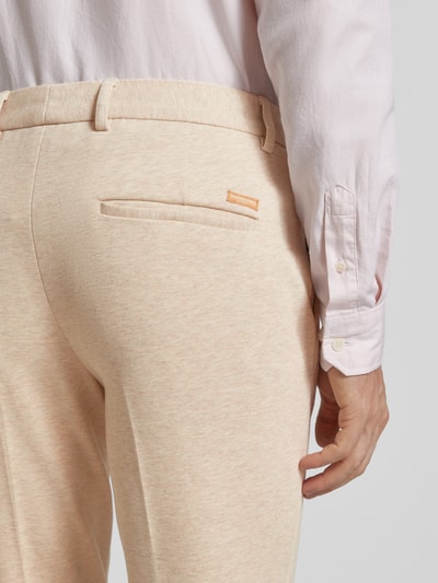 Scotch & Soda Regular fit broek met riemlussen, model 'MOTT' Camel gemêleerd - 3