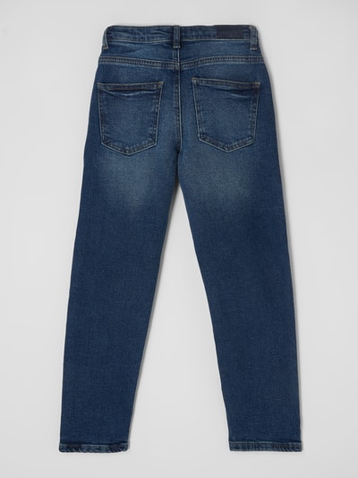 Only Mom fit jeans met stretch, model 'Calla'  Blauw - 3