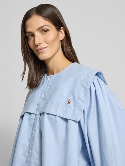 Polo Ralph Lauren Overhemdblouse met matrozenkraag Bleu - 3