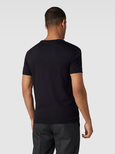Polo Ralph Lauren T-shirt ze wzorem w paski model ‘PIMA’ Czarny 5