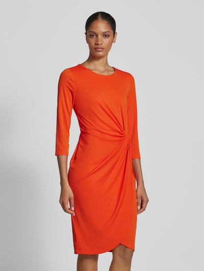 Lauren Ralph Lauren Knielanges Kleid mit Raffungen Modell 'TRISSA' Orange 4