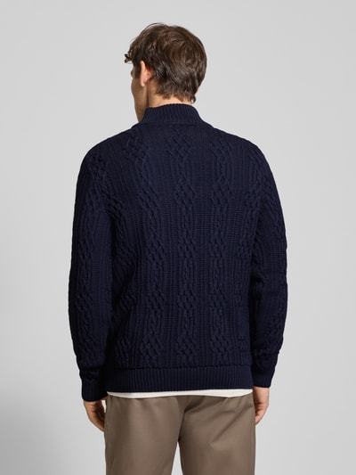 Dale of Norway Wollen pullover met schipperskraag Marineblauw - 5