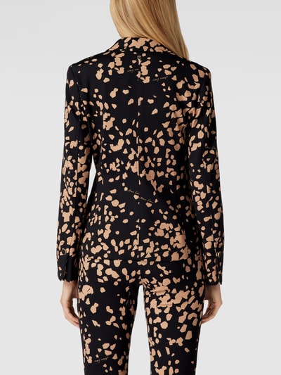 Marc Cain Blazer met all-over motief Zwart - 5