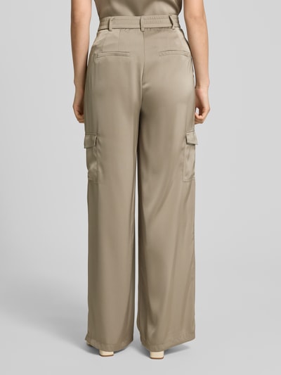 Betty Barclay Wide Leg Cargohose mit Gürtelschlaufen Oliv 5