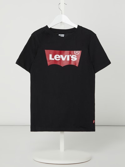 Levi’s® Kids T-Shirt aus Baumwolle  Black 1