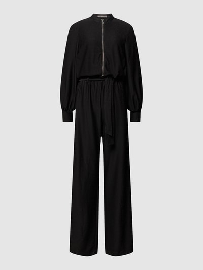 Jake*s Collection Jumpsuit mit Reißverschluss Black 2