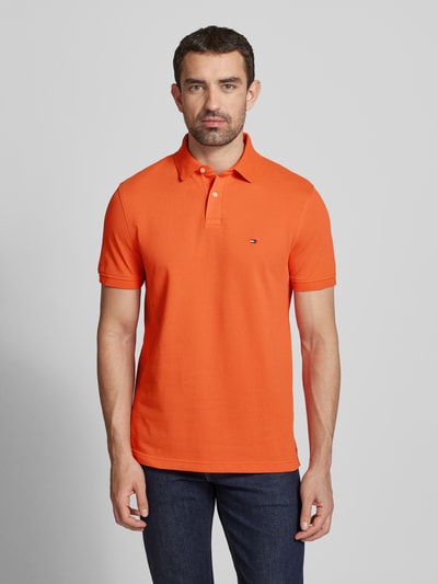 Tommy Hilfiger Regular Fit Poloshirt mit Label-Detail Orange 4