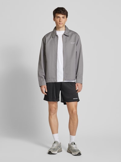 Pegador Shorts mit Label-Stitching Black 1