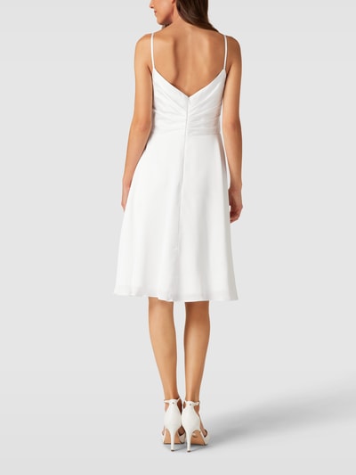 Luxuar Cocktailkleid in Wickel-Optik Offwhite 5