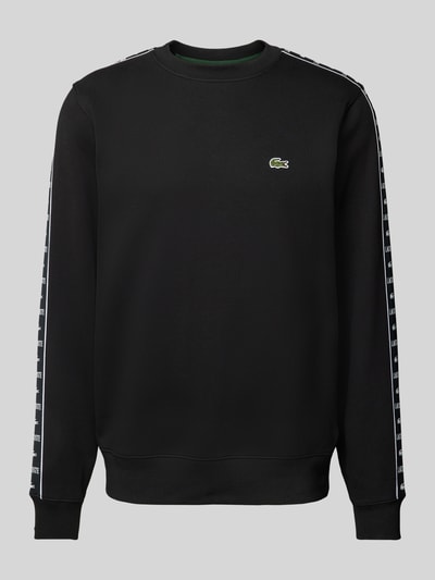 Lacoste Sweatshirt mit Label-Stitching Black 1