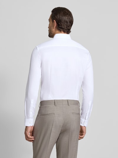 Jake*s Koszula biznesowa o kroju slim fit z listwą guzikową Biały 5