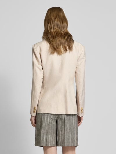 Tommy Hilfiger Regular Fit Blazer mit Leinen-Anteil Beige 5