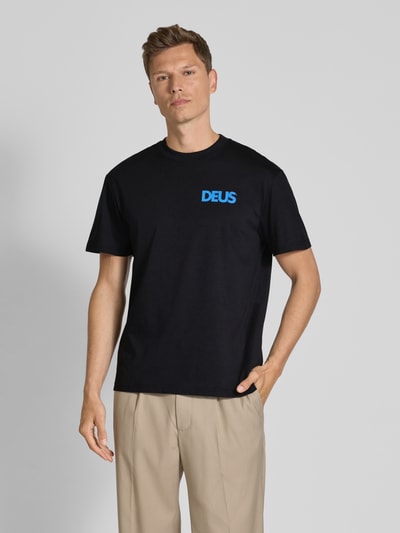 DEUS EX MACHINA T-shirt z okrągłym dekoltem Czarny 4