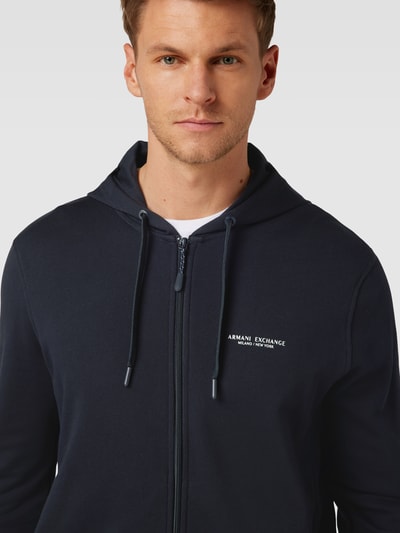 ARMANI EXCHANGE Sweatjacke mit Zweiwege-Reißverschluss Dunkelblau 3