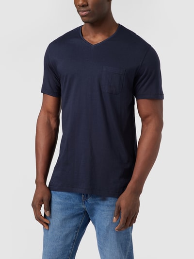 Tom Tailor T-Shirt mit Brusttasche Dunkelblau 4