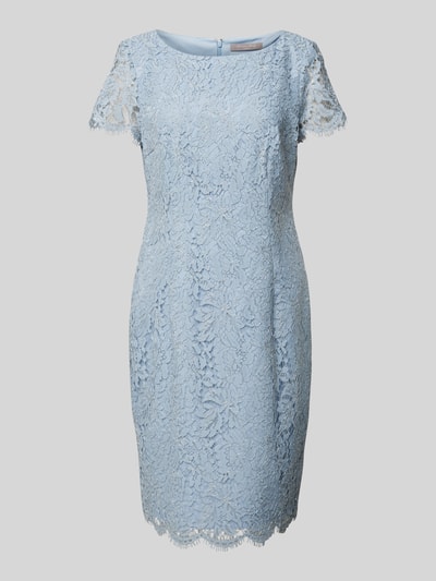 Christian Berg Cocktail Knielanges Cocktailkleid mit Viskose-Anteil Hellblau 2
