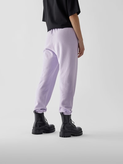 SPRWMN Sweathose mit Brand-Stitching Lavendel 5