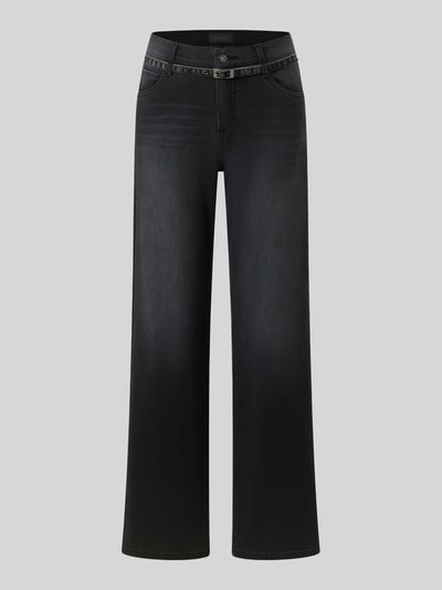 ANGELS Wide leg jeans van katoenmix in 5-pocketmodel Lichtgrijs - 2