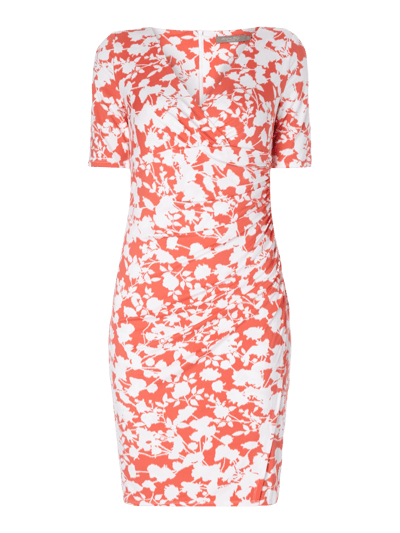 Christian Berg Woman Selection Kleid in Wickeloptik Koralle 2