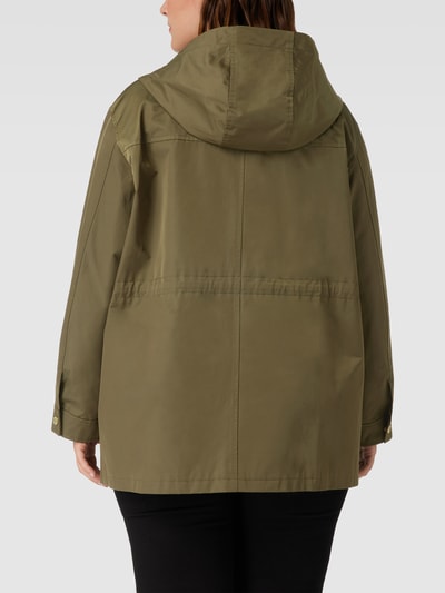 Marina Rinaldi PLUS SIZE Jacke mit Paillettenbesatz Modell 'TABULA' Khaki 5