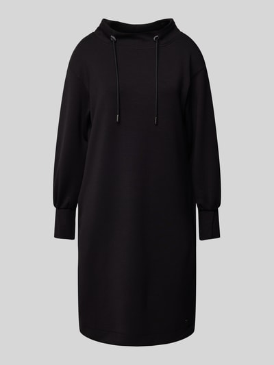 Monari Knielanges Kleid mit Tunnelzug Black 2