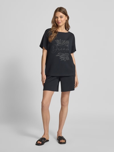Christian Berg Woman T-Shirt mit Rundhalsausschnitt Black 1