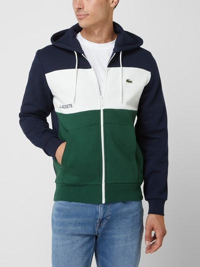 Lacoste Classic fit sweatjack met capuchon Marineblauw - 4