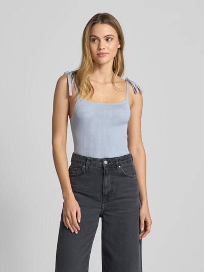 Guess Tanktop mit Schnürverschluss Hellblau 4