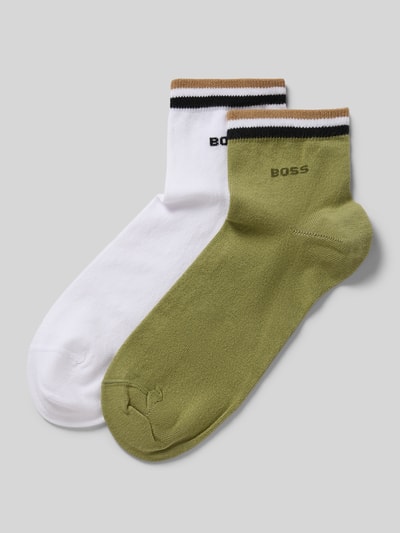 BOSS Socken im 2er-Pack mit Logo-Detail Gruen 1