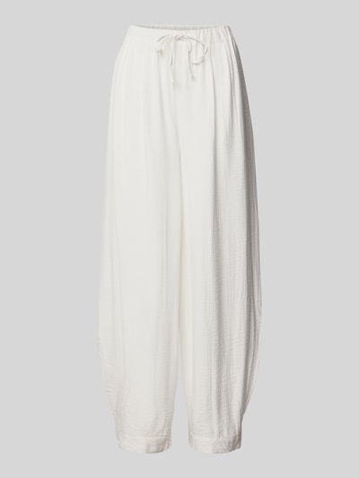 Gestuz Spodnie materiałowe z elastycznym pasem model ‘camila’ Beżowy 2