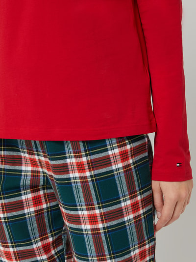 TOMMY HILFIGER Pyjama mit Stretch-Anteil  Rot 4