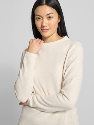 s.Oliver RED LABEL Bluza o kroju regular fit z mieszanki bawełny Écru 3