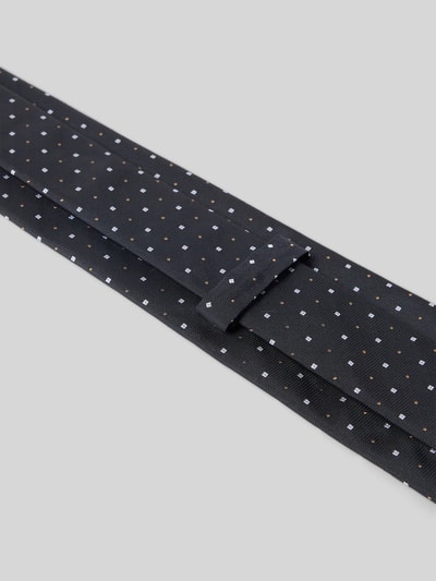 BOSS Stropdas van zijdemix Zwart - 3