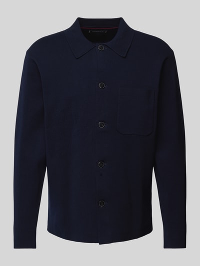 Tommy Hilfiger Cardigan met borstzak Marineblauw - 2