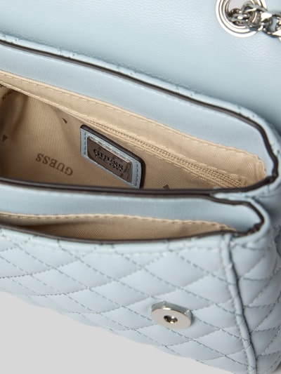 Guess Torebka z pikowaniem model ‘EVERLEE’ Jasnoniebieski 5