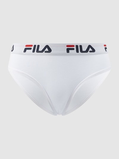 FILA Slip mit Stretch-Anteil im 2er-Pack Weiss 1