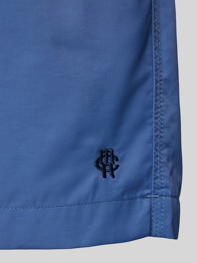 MCNEAL Relaxed Fit Badeshorts mit Logo-Stitching Rauchblau 2