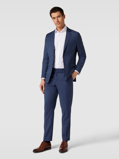 SELECTED HOMME Slim Fit Hose mit Bügelfalten Dunkelblau 1