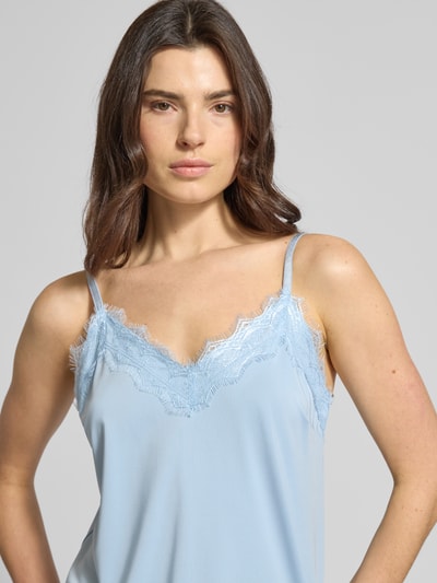 FREE/QUENT Top met kant, model 'BICCO' Lichtblauw - 3
