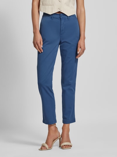 Lauren Ralph Lauren Slim fit broek met verkort model, model 'GABBY' Koningsblauw - 4