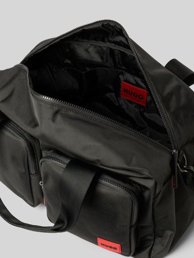 HUGO weekendtas met logopatch model 'Ethon 3.0N_New Hldll' Zwart - 5