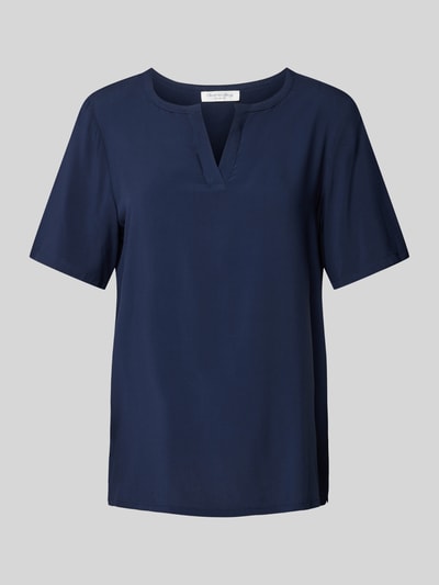 Christian Berg Woman Regular Fit Blusenshirt mit V-Ausschnitt Dunkelblau 2