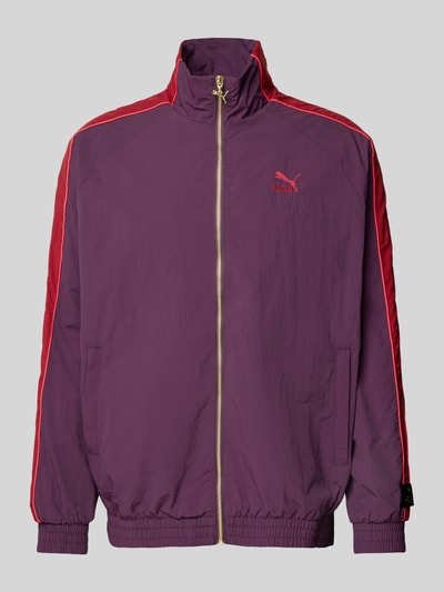 PUMA PERFORMANCE Trainingsjacke mit Label-Print Modell 'PLAY.PARIS' Purple 2