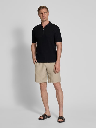 Antony Morato Regular fit poloshirt met structuurmotief Zwart - 1