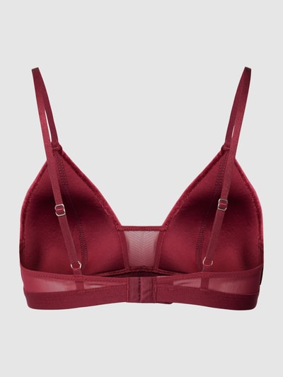 HUGO BH mit Label-Print Modell 'Velvet' Bordeaux 3